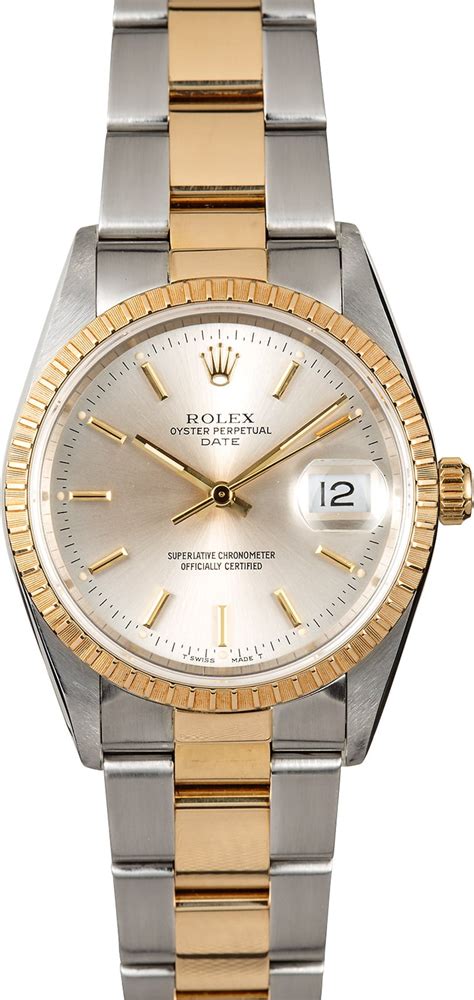 oyster perpetual day date two tone watch rolex|rolex oyster perpetual date precio.